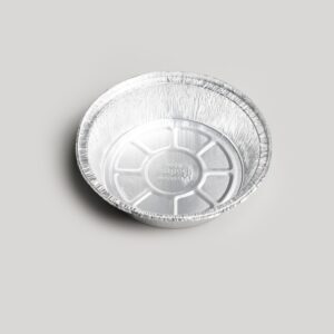 Barquette ronde en aluminium - 800ml  [5080B]