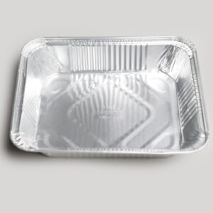 Barquette rectangulaire en aluminium 3650ml  + Couvercle  [73365DB]