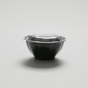 Saladier rond à base noire - 32oz    [BBSB32B]