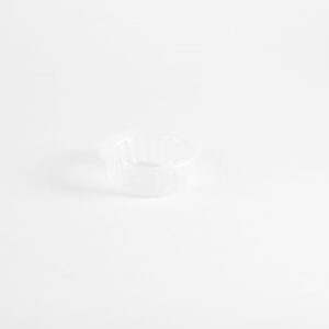 Bol en plastique ondulé transparent 250 ml  [CC250B]