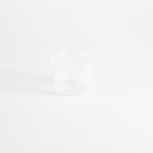 Bol en plastique ondulé transparent 500 ml  [CC500B]