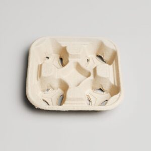 Porte gobelets en carton - 4 compartiments [CCH4]