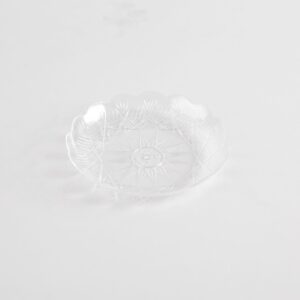 Assiette ronde cristal 18 cm   [CP18]