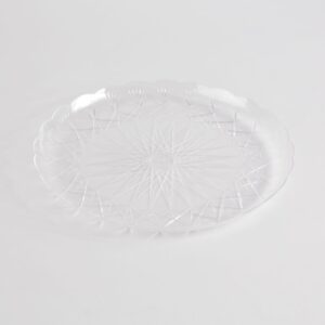 Assiette ronde cristal 30 cm  [CP30]