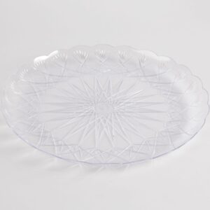 Assiette ronde cristal 36 cm  [CP36]