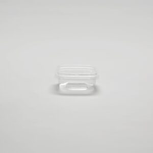 Barquette transparente à fond carré - 8oz   [DCS8PETHP]