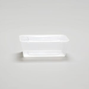 Barquette rectangulaire transparente - 1000ml + Couvercle [MC1000BHP]