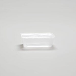 Barquette rectangulaire transparente - 750ml + Couvercle [MC750BHP]