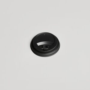 Couvercle noir pour gobelet 8 oz  [PCLID8B]