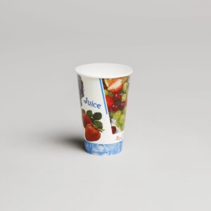 Gobelet à jus imprimé en papier - 12 oz [PJC12B]