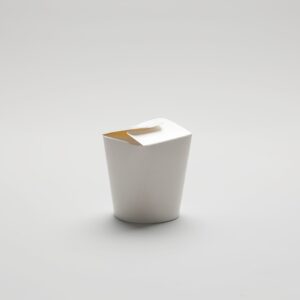 Pot conique en carton blanc - 26 oz  [PPBR26]