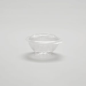 Saladier rond avec couvercle charnière - 16oz   [RSB16]